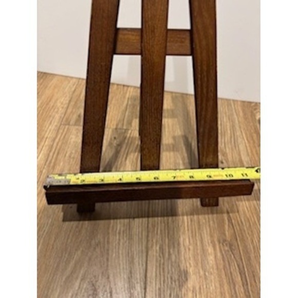 Wooden Display Easel Tabletop Large Art Stand Photo Holder Dark Brown - Picture 10 of 12